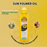 Lazy Shoppy® Wood Pressed Safflower Oil | Cold Pressed Extracted from Wooden Churner Cooking Oil | Safflower Oil (1L)