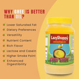 Lazy Shoppy® Pure Cow Ghee With Rich Flavour | Naturally Improves Digestion And Boosts Immunity (1 Litre, Jar)