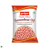 Priya Cooking Oil - Groundnut, 1L Pouch