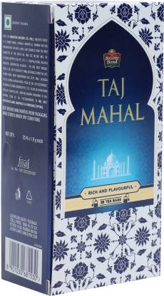 Taj Mahal Rich and Flavourful Tea Bags Box  (25 Bags)