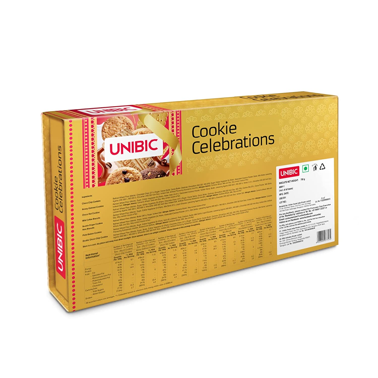 Unibic Celebration Cookies - 700 Grams