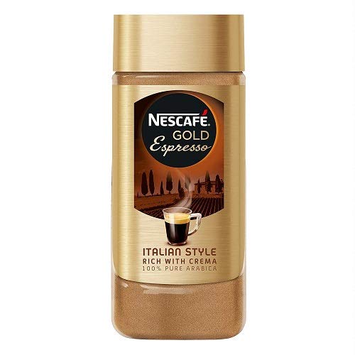 Nescafe Espresso 100% Pure Arabica Coffee Rich with Velvety Crema Strength,100gm