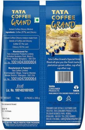 Tata Grand Instant Coffee (1 kg, Chicory Flavoured)