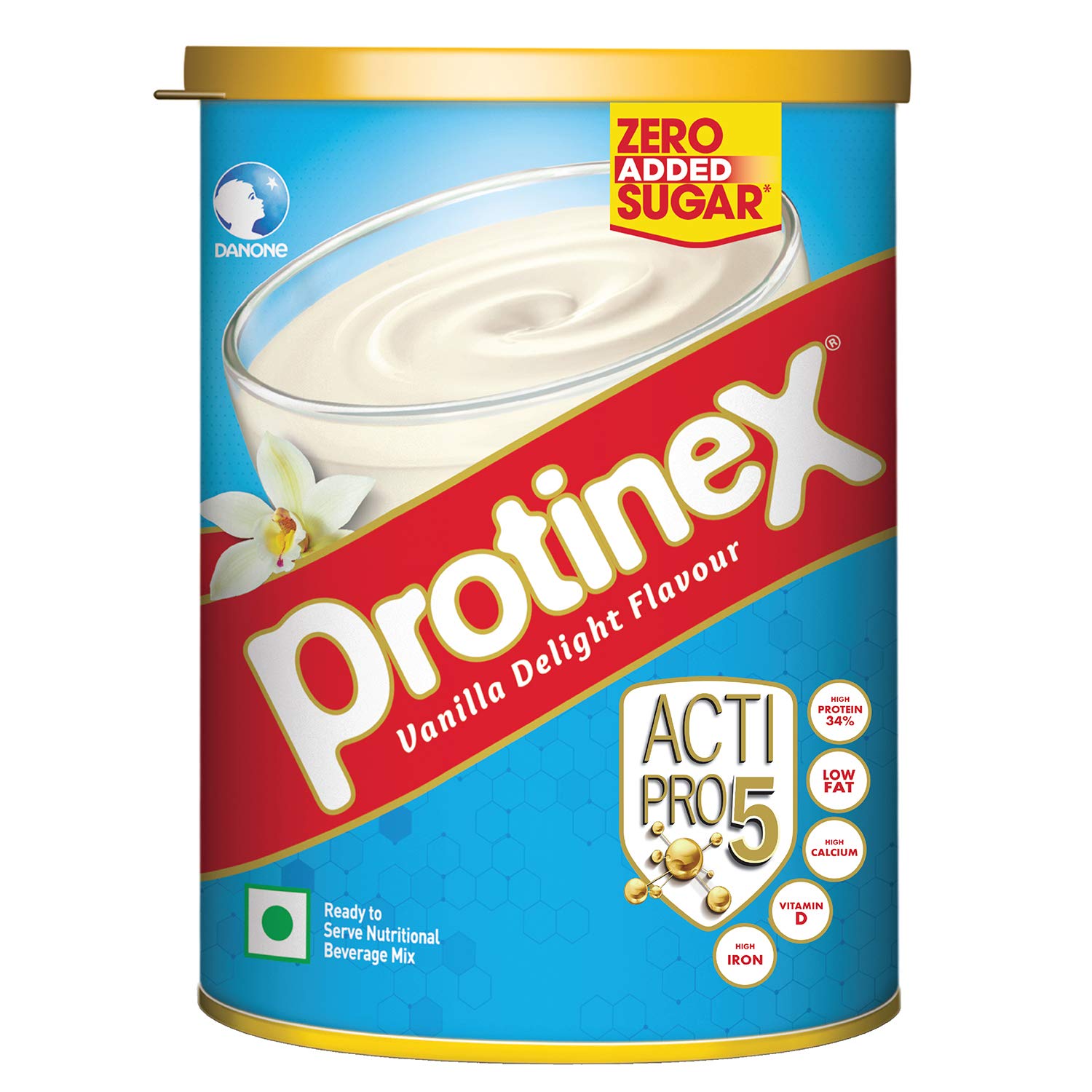 Protinex Health And Nutritional Drink Mix For Adults with High protein & 10 Immuno Nutrients, Vanilla Delight, 400g