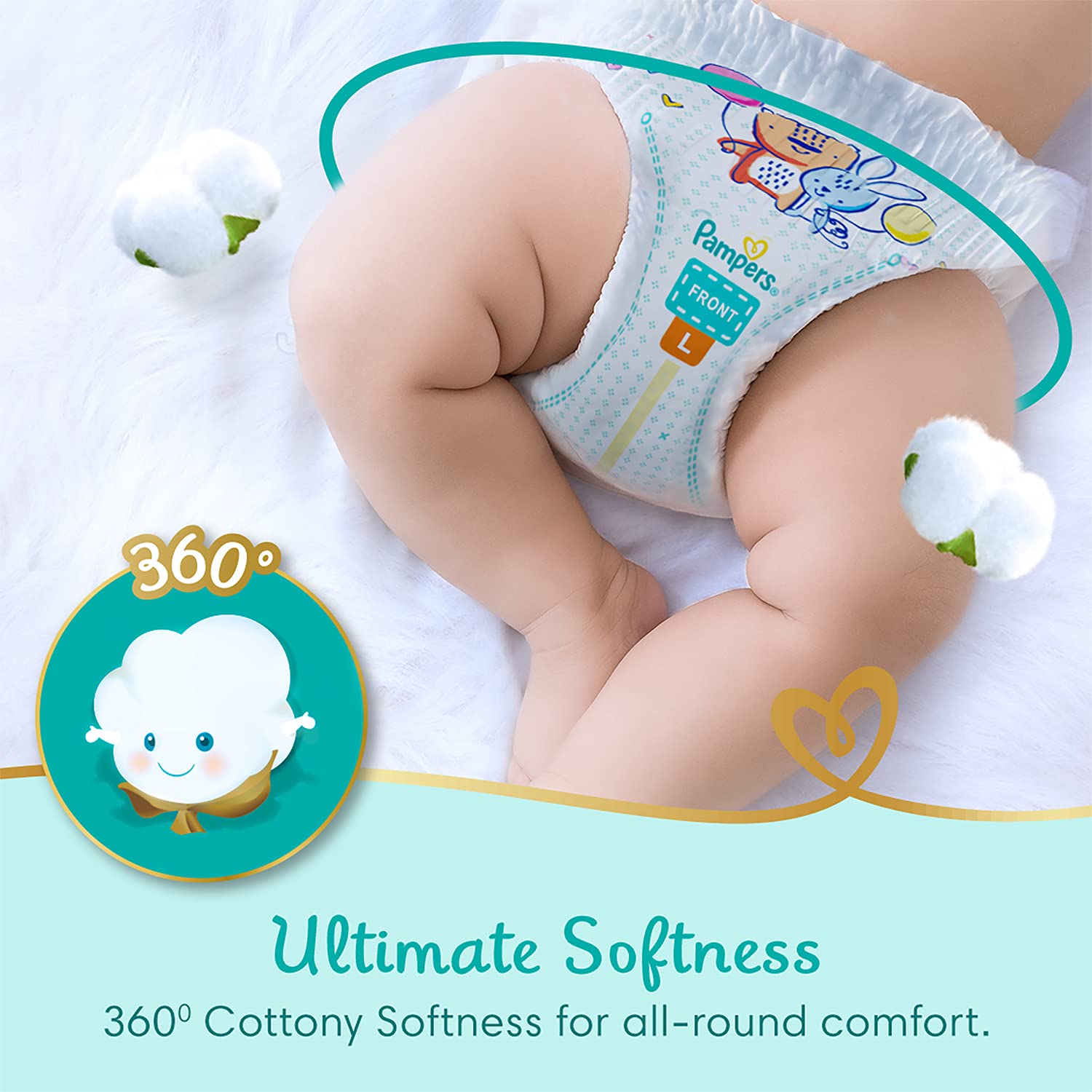 Buy Niine Combo of Baby Diaper Pants Large (L) Size (9-14 KG) 30 Pants and  20 Biodegradable Baby Wipes Online at Low Prices in India - Amazon.in
