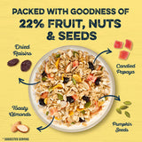 Quaker Oats Muesli 700g, Fruit & Nut flavour, Breakfast Oats Cereal