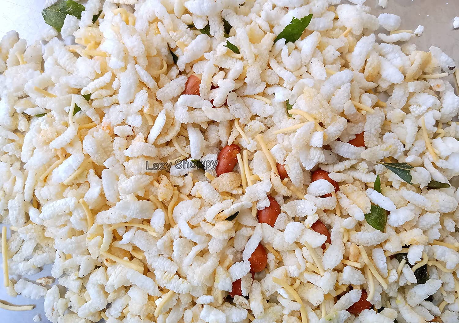 Lazy Shoppy Namkeen | Khatta Meetha Poha Mixture | Khatta Meetha | Khatta Mitha Mixture Snack | Poha Jowar Chiwda | Healthy Diet Snack | Indian Snacks | Namkeen Poha Chiwda (250 Grams)
