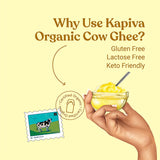 Kapiva 100% Organic Ghee - Good Fats for Healthy Heart - Keto Diet Friendly, 500 ML
