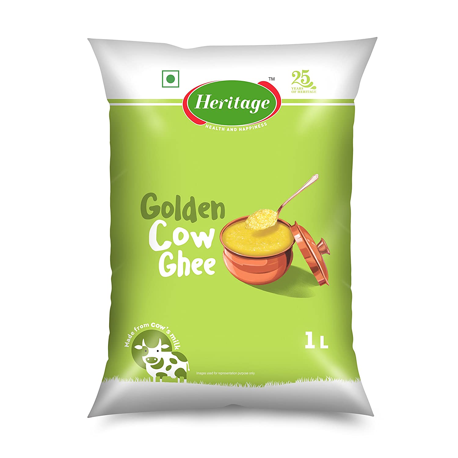 Heritage Cow Ghee , 1L Pouch