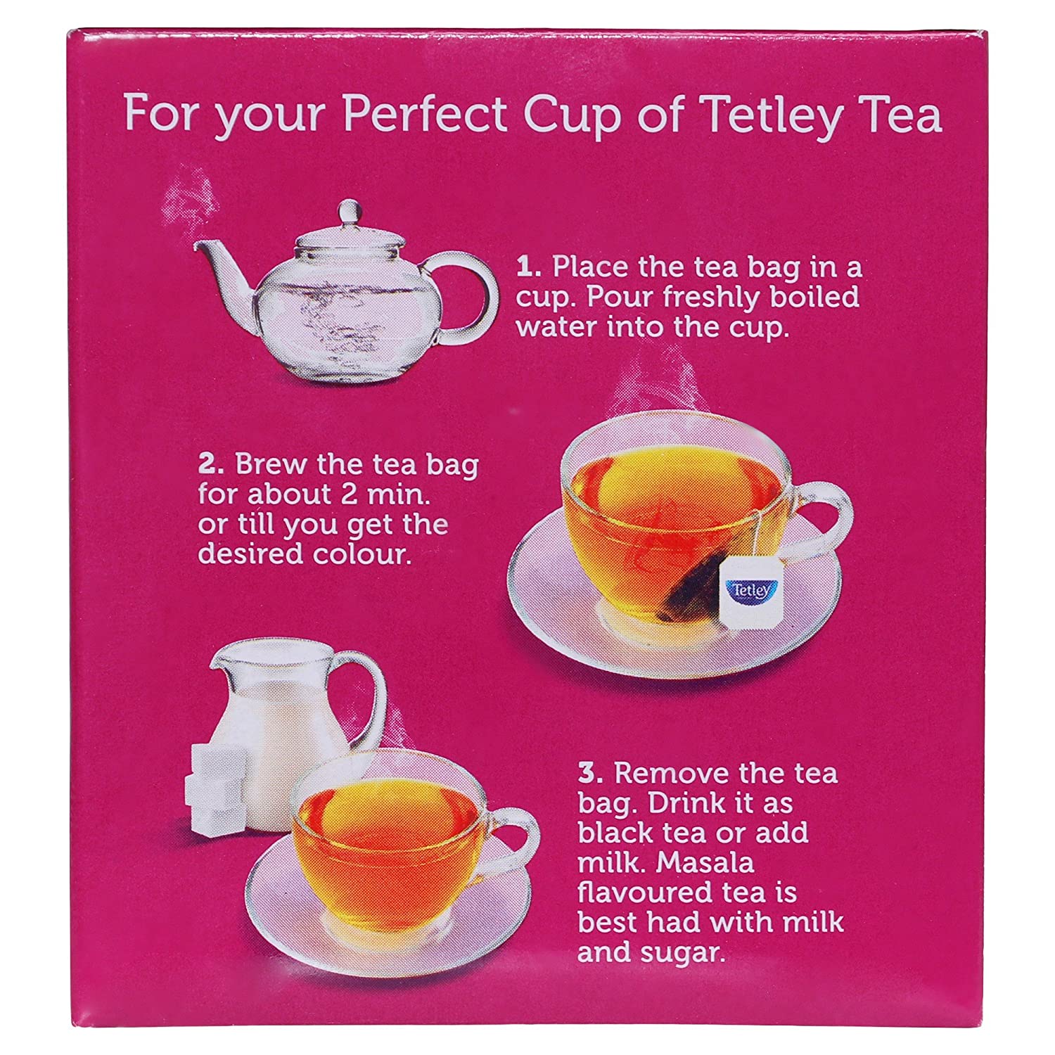 Tetley Masala Tea, 100g (50 Tea Bags)