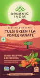 Organic India Tulsi Green Tea, Pomegranate, 25 Tea Bags