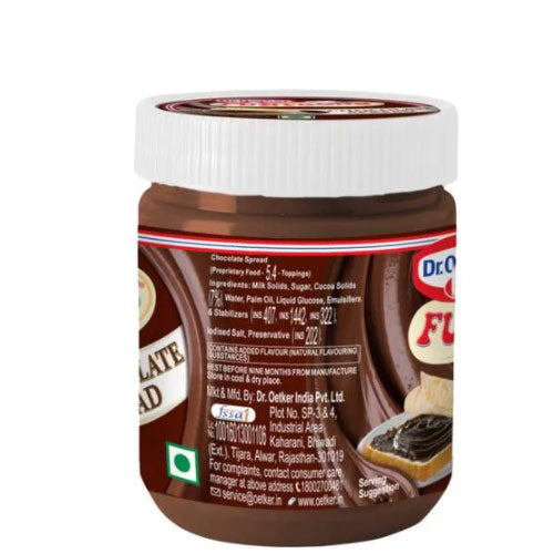 Dr. Oetker FunFoods Chocolate Spread, 425 g Jar
