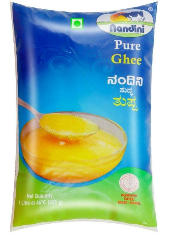 Nandini Pure Cow Ghee 1 L (Pouch)