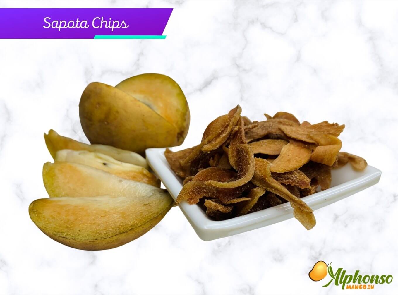 Dried Chikoo Chips