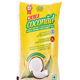 KLF Coconad Pure Coconut Cooking Oil Pouch, 1 L