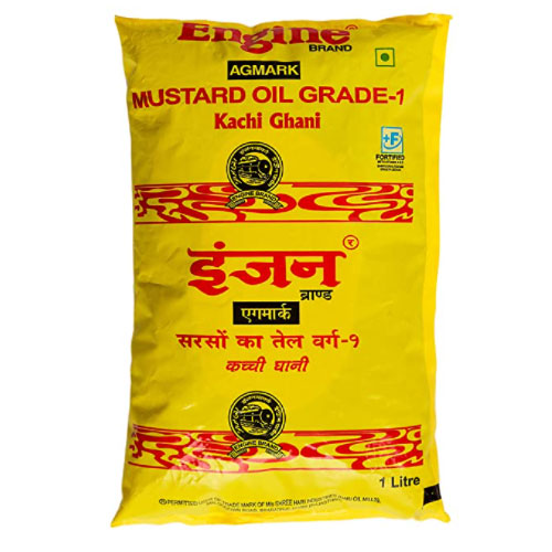 Engine Grade 1 Cooking Oil - Mustard (Kachi Ghani), 1L
