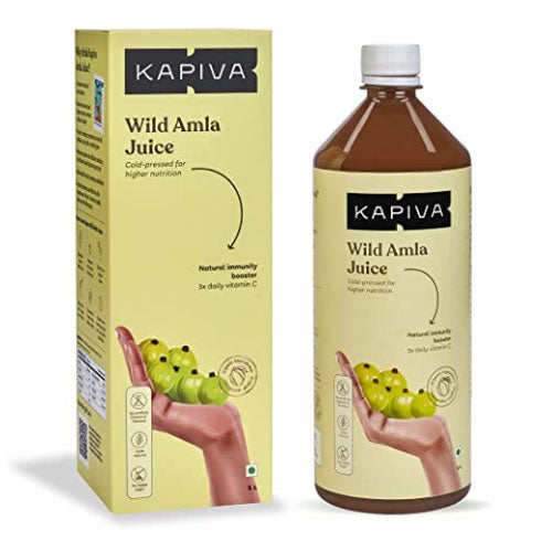 Kapiva Wild Amla Juice - Cold-Pressed Amlas From Pratapgarh, Boosts Skin & Hair Health