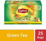 Lipton Honey, Lemon Green Tea Bags Box  (25 Bags)