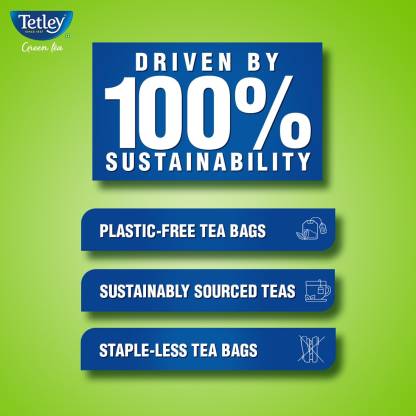 tetley Lemon Green Tea Bags Box  (25 Bags)