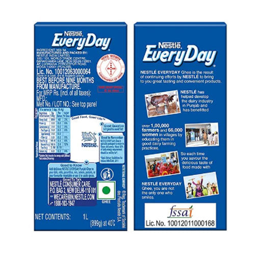 Nestle Everyday Shahi Ghee, 1L Carton