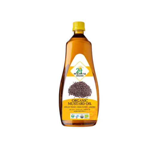 24 Mantra Organic Mustard Oil, 1ltr