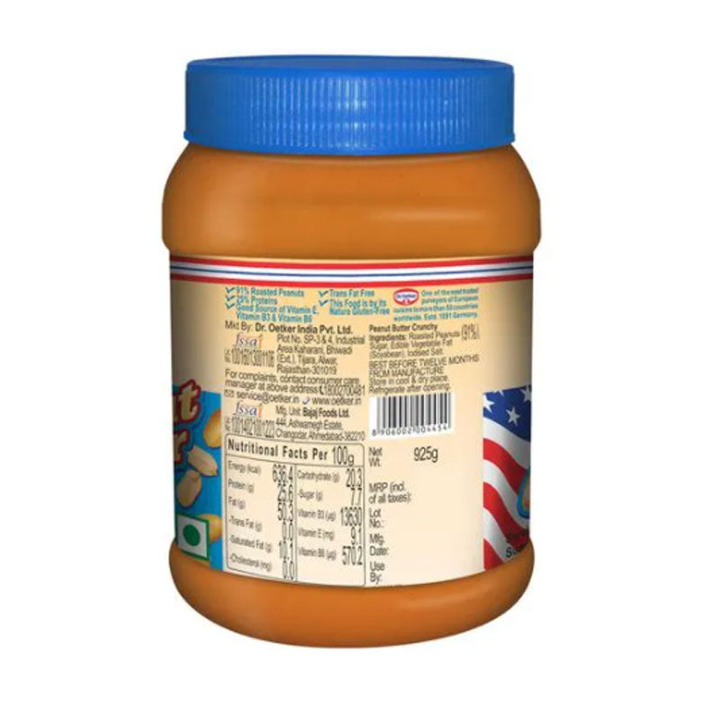 Dr. Oetker FunFoods Peanut Butter Crunchy, 925 g